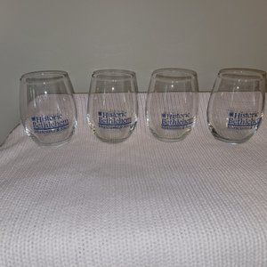 Historic Bethlehem Stemless Wine Glasses Set of 4